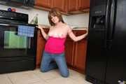 Amateur Milf Misty Summer Stripping In Kitchen 