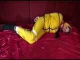 Get 2 Videos with Lucy bound and gagged enjoying her shiny nylon Rainwear from our 2021 Archive