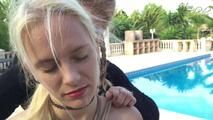 Sensual bondage at the pool - Part 3