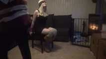 Elysa tied to chair 1/2