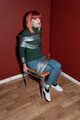Amber in Taped to a chair on a Tuesday in a Turtleneck