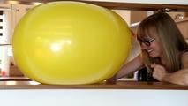 Ballon under Druck (ängstliche Marie)