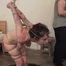 Submissiv bunny starapado tied and breast bound PART 2