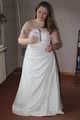 Sandra cuffed in a wedding dress 01