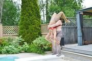 Sam vs Paige Outdoor Pool Photoset 1