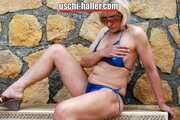 Private: Uschi in a bikini in the garden