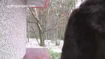 030060 Salma Takes A Pee In Snowy Germany