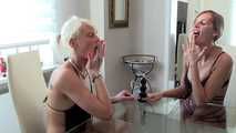 Hot lesbians play with Jenny Smart