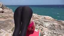 Yoga Girl Mira is back, horny outdoor fuck - UNCUT