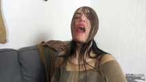 Dark pantyhose encasement with sexy Ally (video update)