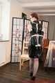 Lady Nadja is bound and gagged in a nice PVC dress