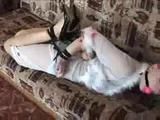 Margos Hogtie Struggle