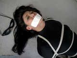 Confident Catburglar Hogtied - Tomiko